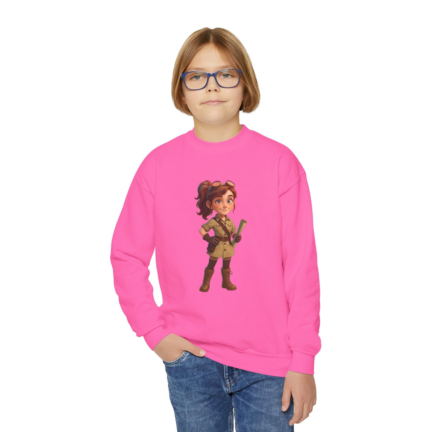 Genprinta Youth Crewneck Sweatshirt