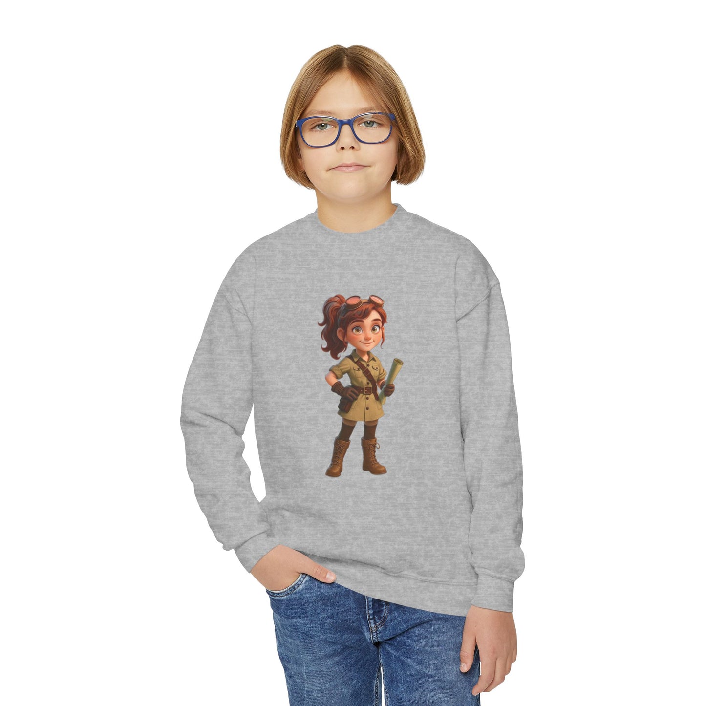 Genprinta Youth Crewneck Sweatshirt