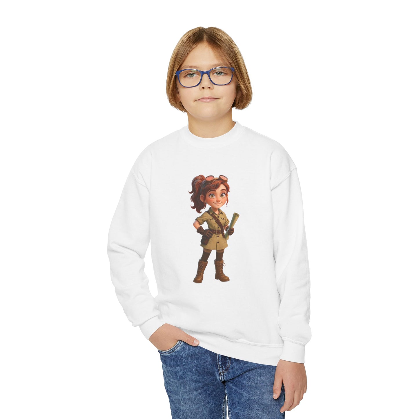 Genprinta Youth Crewneck Sweatshirt