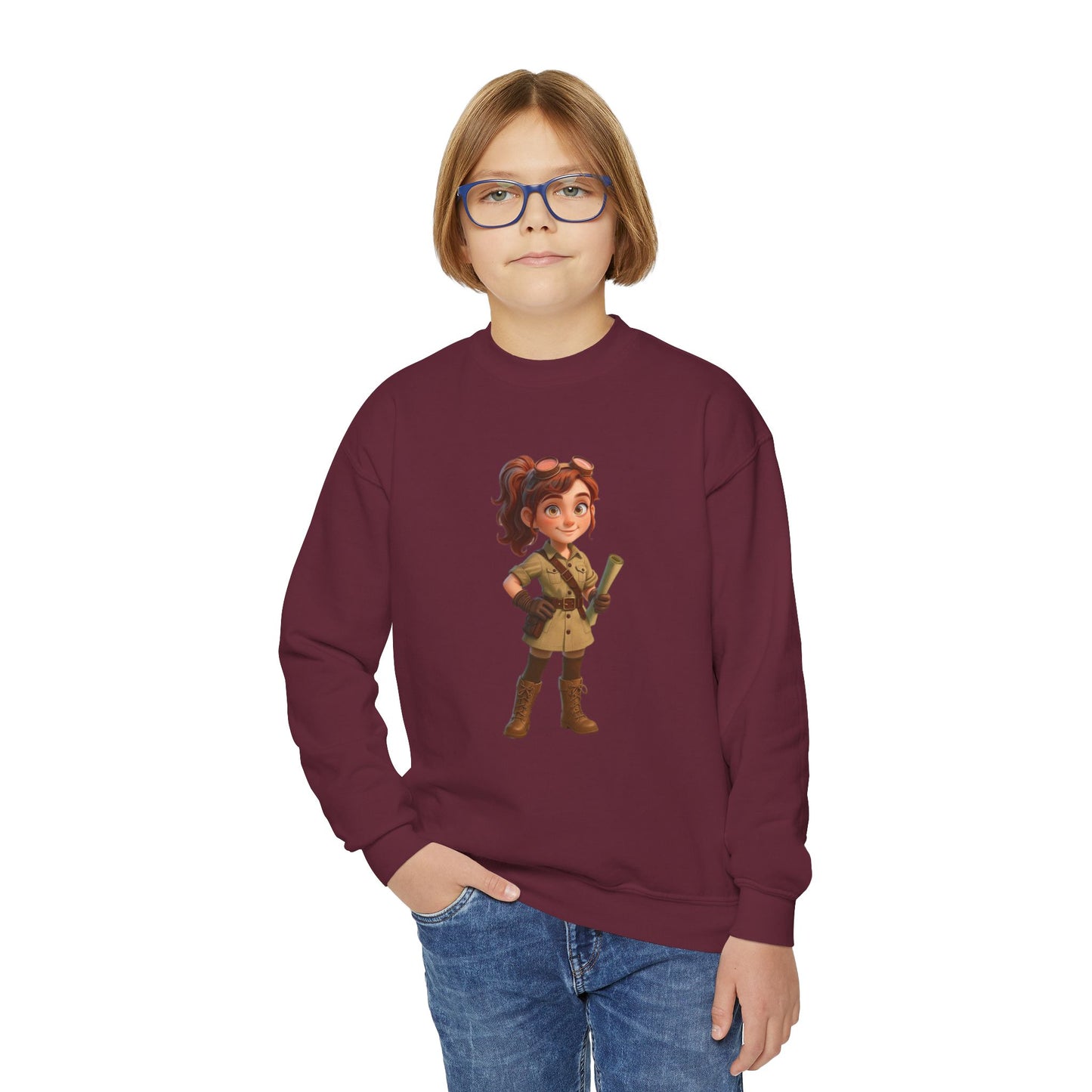 Genprinta Youth Crewneck Sweatshirt