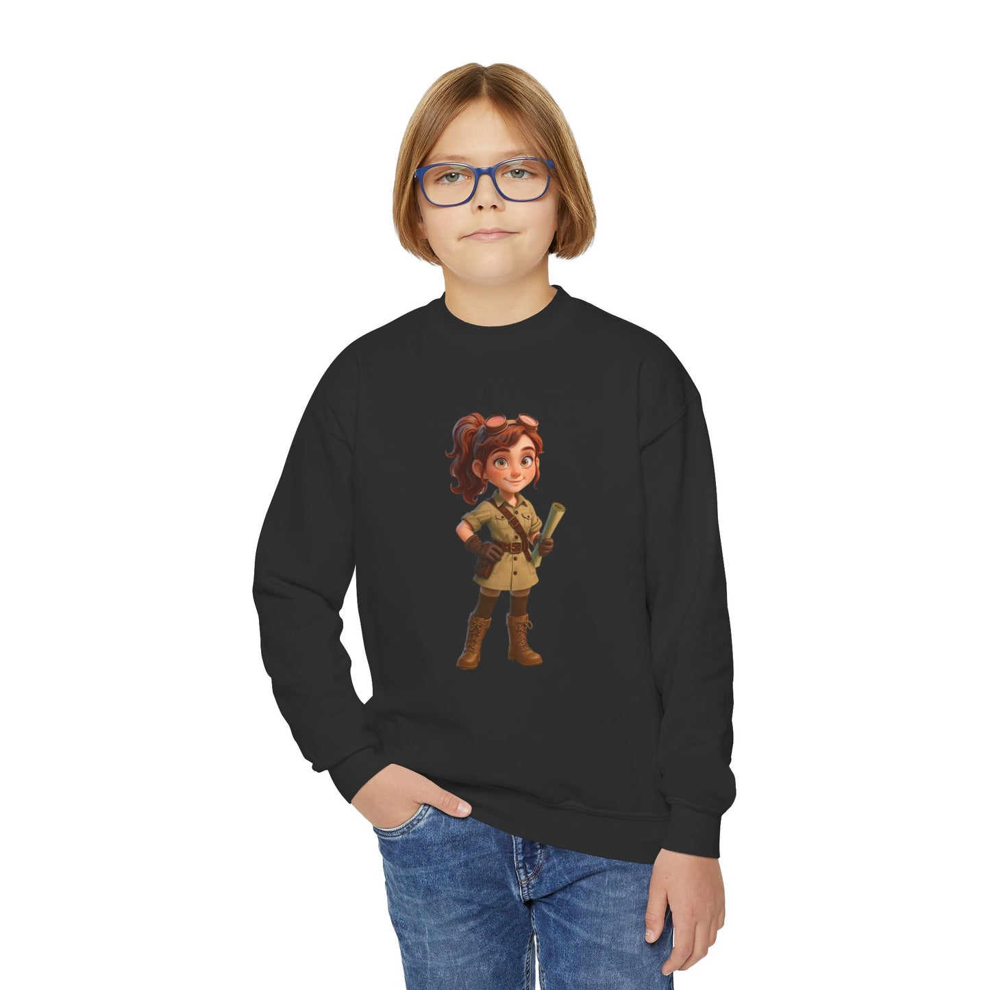 Genprinta Youth Crewneck Sweatshirt